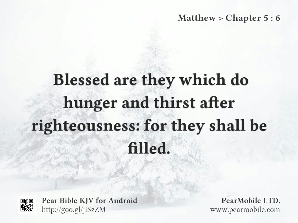 Matthew, Chapter 5:6
